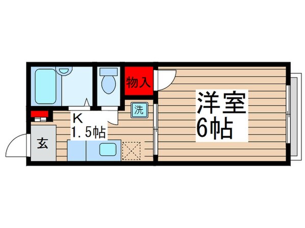 エクセル習志野の物件間取画像